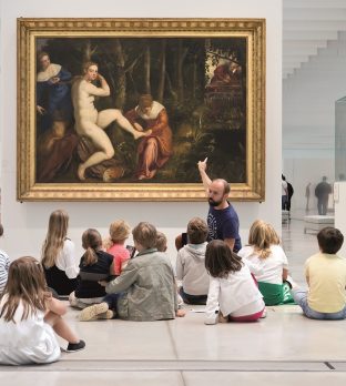 Activité enfants Louvre-Lens dans la Galerie du Temps